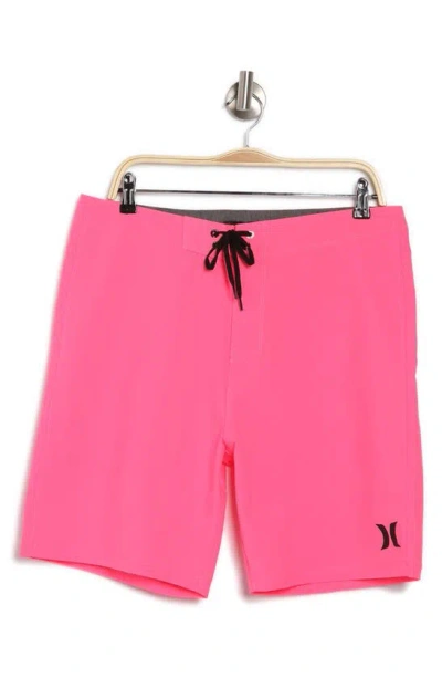 Hurley One & Only Supersuede Board Shorts In Digital Pink