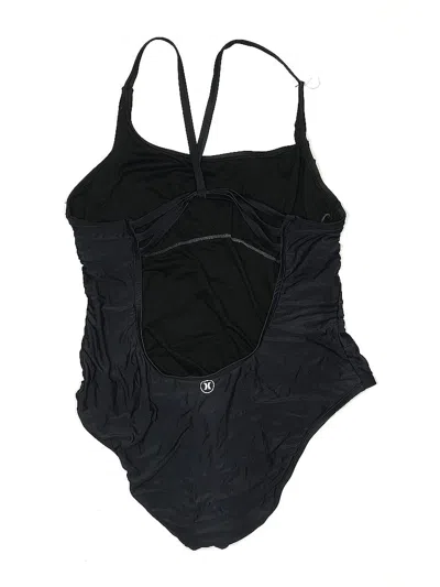 Pre-owned Hurley One Piece Swimsuit In Black