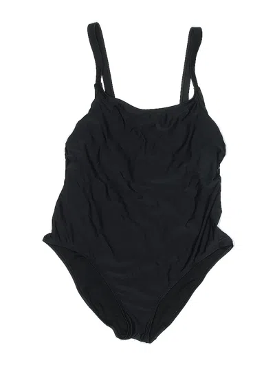 Pre-owned Hurley One Piece Swimsuit In Black