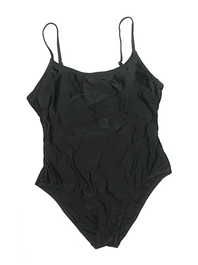 Pre-owned Hurley One Piece Swimsuit In Black