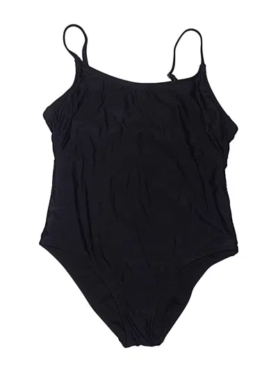 Pre-owned Hurley One Piece Swimsuit In Black