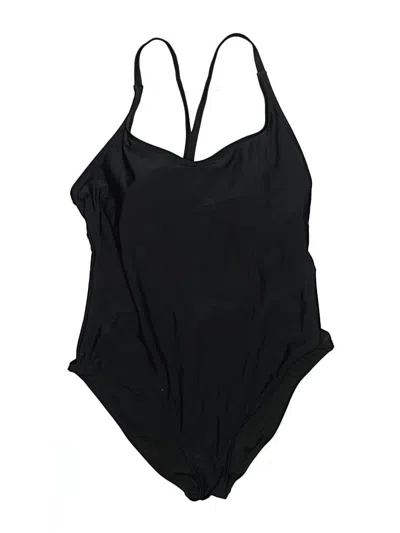 Pre-owned Hurley One Piece Swimsuit In Black