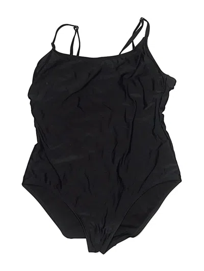 Pre-owned Hurley One Piece Swimsuit In Black