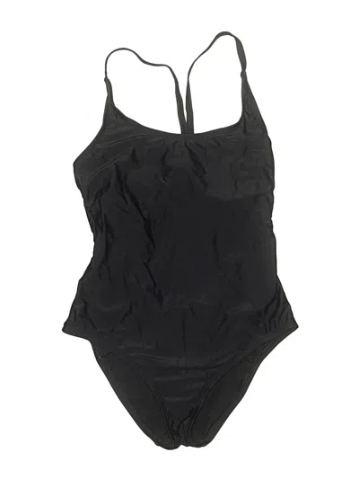 Pre-owned Hurley One Piece Swimsuit In Black