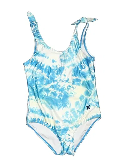 Pre-owned Hurley Kids'  One Piece Swimsuit In Blue