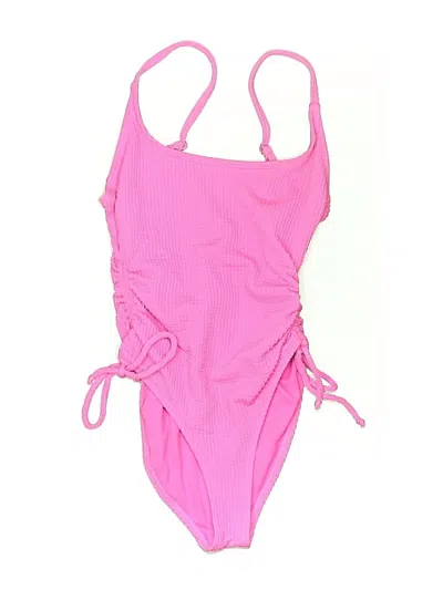 Pre-owned Hurley One Piece Swimsuit In Pink