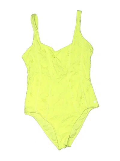 Pre-owned Hurley One Piece Swimsuit In Yellow