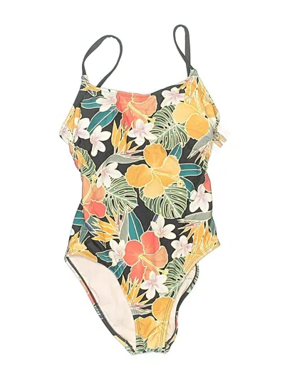 Pre-owned Hurley One Piece Swimsuit In Yellow