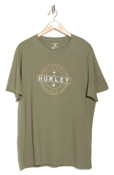 Hurley Ot Logo Graphic T-shirt In Iguana