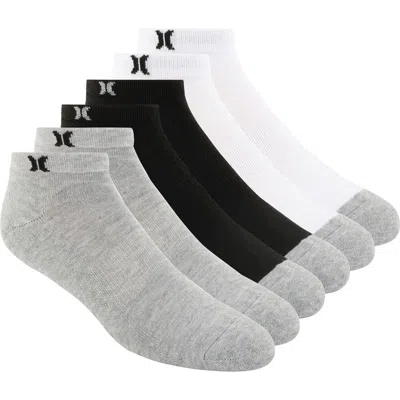 Hurley Pack Of 6 Terry Ankle Socks In Multi