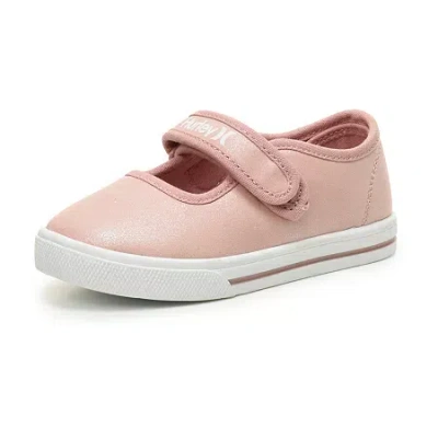 Hurley Babies' Paisley Toddler Girls Round Closed Toe Mary Jane Shoes In Pink