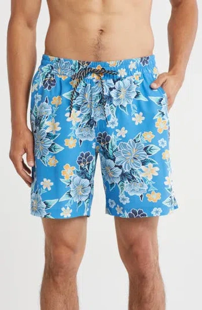 Hurley Palmettos Volley Swim Trunks In Blue