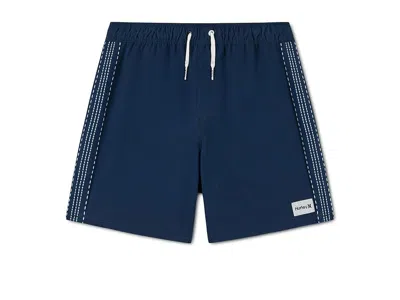 Hurley Panel Seersucker Pull-on Swim Trunks (big Kid) Boy's Swimwear Midnight Blue : Md (10 Big Kid), Elast