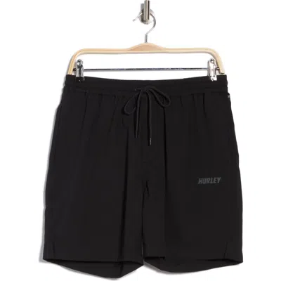 Hurley Phantom Camper Volley Swim Trunks In Black