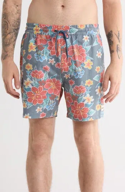 Hurley Phantom Cannonball Swim Trunkscannonball Volley Swim Trunks In Gray