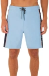 Hurley Phantom Fastlane Board Shorts In Psychic Blue/white