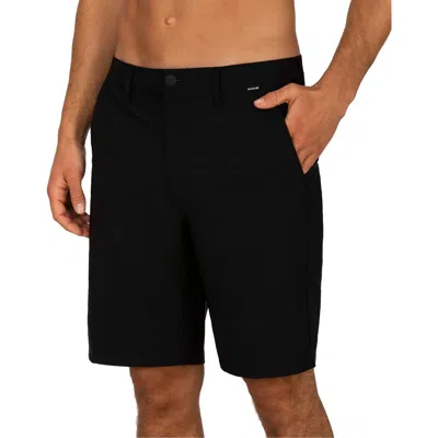 Hurley Phantom Walk Mens Lightweight Recycled Polyester Shorts In Black