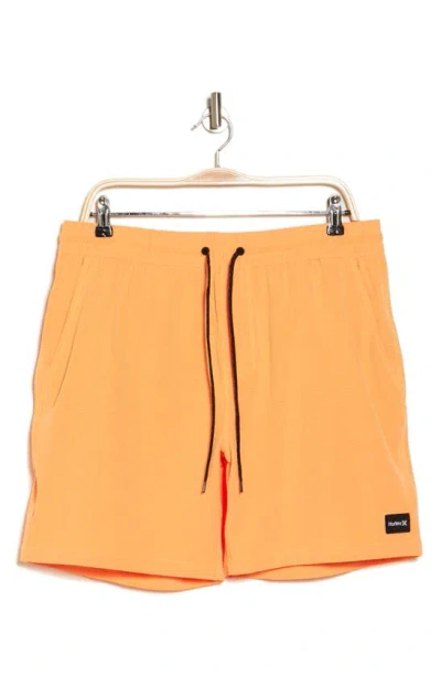 Hurley Phantom Zuma Ii 18" Volley Shorts In Totally Orange