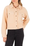 Hurley Pit Stop Polar Fleece Shirt Jacket In Neutral