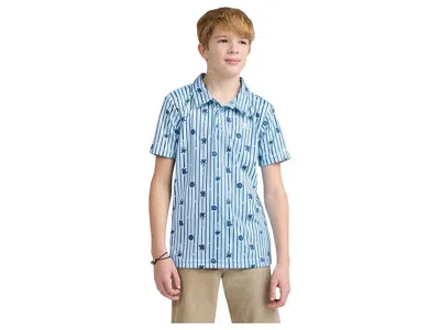 Hurley Printed Belmont Polo (big Kid) Boy's T Shirt Blue Dream : Lg (14/16 Big Kid)