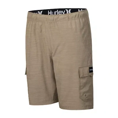 Hurley Pull-on Cargo Big Kid Boys Hybrid Short In Brown