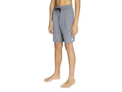 Hurley Pull-on Walkshorts (big Kids) Boy's Shorts Black : Md (10-12 Big Kid), Polyester In Blue