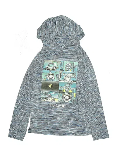 Pre-owned Hurley Kids'  Pullover Hoodie In Blue