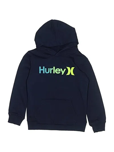 Pre-owned Hurley Kids'  Pullover Hoodie In Blue