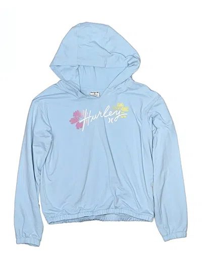 Pre-owned Hurley Kids'  Pullover Hoodie In Blue
