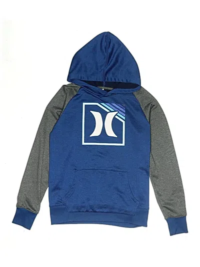 Pre-owned Hurley Kids'  Pullover Hoodie In Blue
