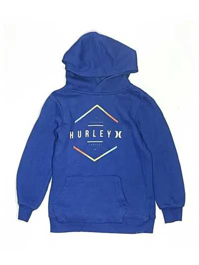 Pre-owned Hurley Kids'  Pullover Hoodie In Blue