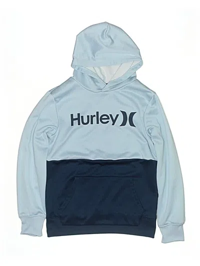 Pre-owned Hurley Kids'  Pullover Hoodie In Blue
