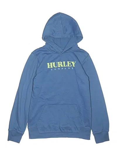 Pre-owned Hurley Kids'  Pullover Hoodie In Blue