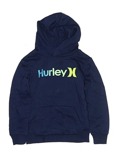 Pre-owned Hurley Kids'  Pullover Hoodie In Blue