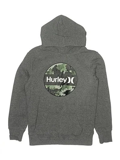Pre-owned Hurley Kids'  Pullover Hoodie In Gray