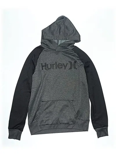 Pre-owned Hurley Kids'  Pullover Hoodie In Gray