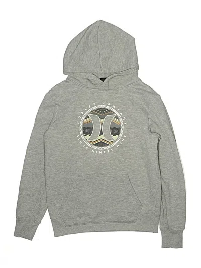 Pre-owned Hurley Kids'  Pullover Hoodie In Gray