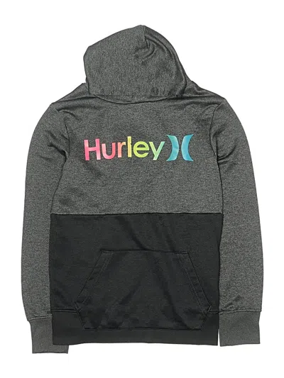 Pre-owned Hurley Kids'  Pullover Hoodie In Gray
