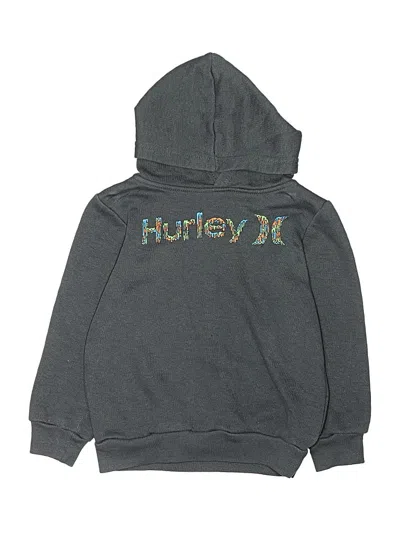Pre-owned Hurley Kids'  Pullover Hoodie In Gray
