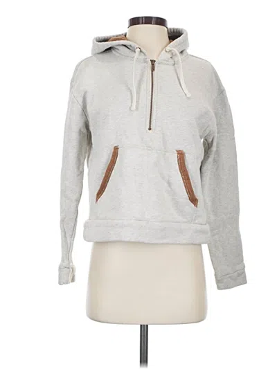 Pre-owned Hurley Pullover Hoodie In Gray