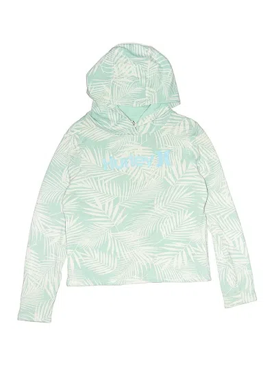 Pre-owned Hurley Kids'  Pullover Hoodie In Green