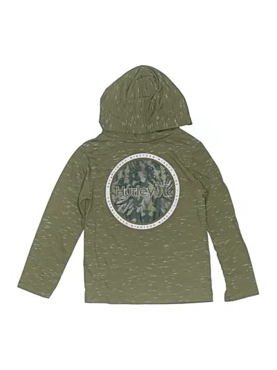 Pre-owned Hurley Kids'  Pullover Hoodie In Green