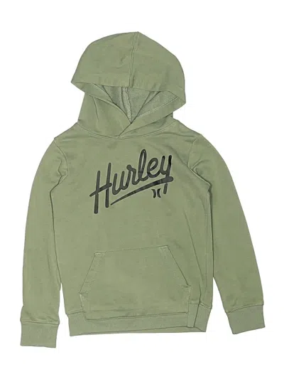 Pre-owned Hurley Kids'  Pullover Hoodie In Green