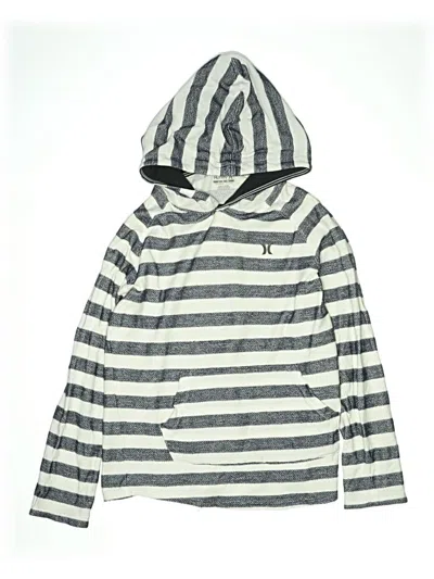 Pre-owned Hurley Kids'  Pullover Hoodie In Silver