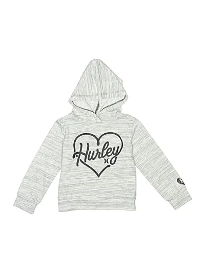 Pre-owned Hurley Kids'  Pullover Hoodie In Silver