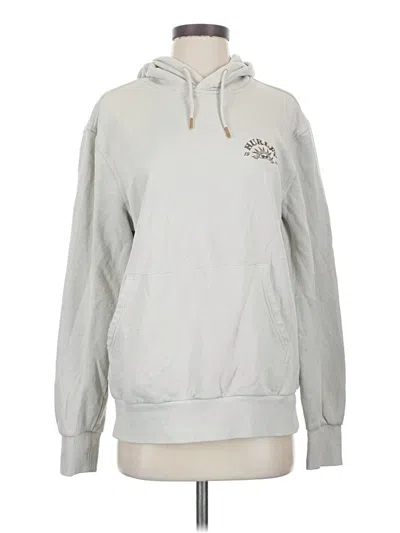 Pre-owned Hurley Pullover Hoodie In Silver