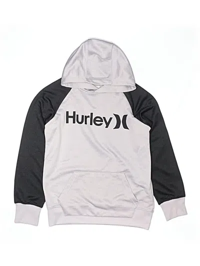 Pre-owned Hurley Kids'  Pullover Hoodie In Silver