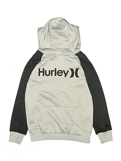 Pre-owned Hurley Kids'  Pullover Hoodie In Silver