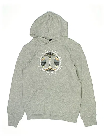 Pre-owned Hurley Kids'  Pullover Hoodie In Silver