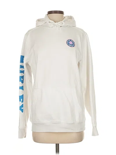 Pre-owned Hurley Pullover Hoodie In White